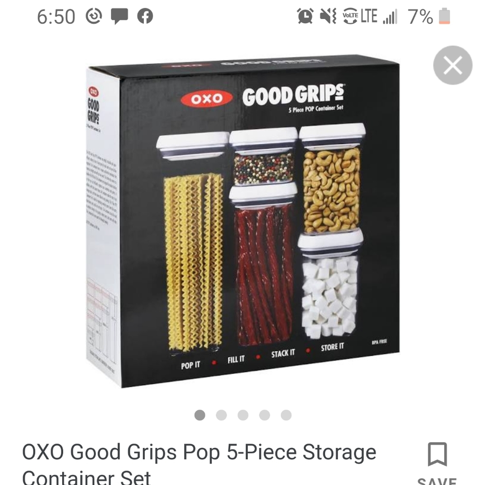 🔴 🎉 🎊 Poppable OXO Container